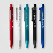 Lisbon Recycled Aluminum Monochrome Fidget  Stylus Pen