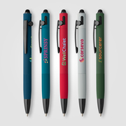 Saga Recycled Aluminum Bolt Action Stylus Pen  -ColorJet