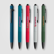 Saga Recycled Aluminum Bolt Action Stylus Pen  -ColorJet