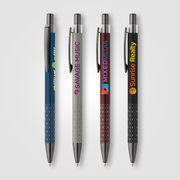 Norin Recycled Aluminum Printed Grip Pen  - ColorJet