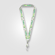 Zevi rPET Bulldog Clip Lanyard - 36" x 1"
