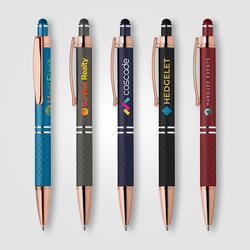 Phoenix Softy Rose Gold Classic Pen w/ Stylus - ColorJet