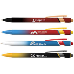 Superhero Ellipse Softy Pen w/ Stylus - Laser