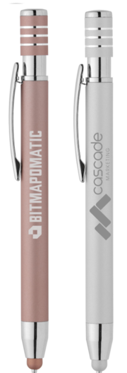 Marin Softy Metallic Pen w/ Stylus - Laser