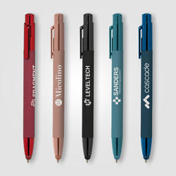 Monochrome Micro Knurl Stylus Pen