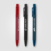 Monochrome Micro Knurl Stylus Pen