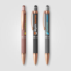 Phoenix Softy Rose Gold Gel Pen w/Stylus - ColorJet