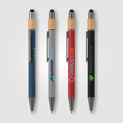 Reborn Spinner Recycled Aluminum Pen w/ Stylus - ColorJet