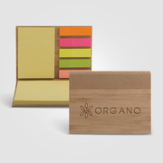 Bamboo Sticky Notepad - Laser