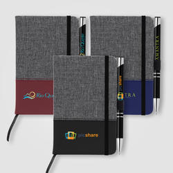 Twain Notebook & Tres-Chic Pen Gift Set - ColorJet