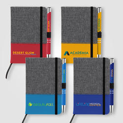 Twain Brights Notebook & Tres-Chic Pen Gift Set - ColorJet