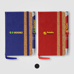 Miller Cork Notebook & Tres-Chic Pen Gift Set - ColorJet