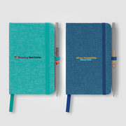 Melville 3.5" x 5.5" RPET Notebook & Zen Pen Gift Set	 - ColorJet