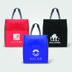 Rome - Non-Woven Tote Bag with 210D Pocket - Metallic imprint