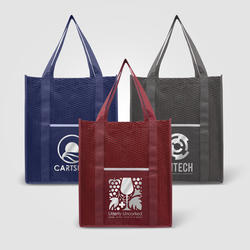 North Park Deluxe - Non-Woven Shopping Tote Bag - Metallic imprint