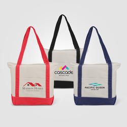 Zephyr - 12 oz. Cotton Canvas Boat Tote Bag - ColorJet