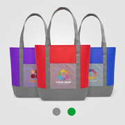 Glenwood - Non-Woven Tote Bag with 210D Pocket - ColorJet