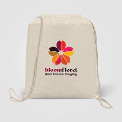 Java - 5 oz. Cotton Drawstring Backpack - ColorJet