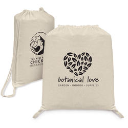 Java - 5 oz Natural Cotton Drawstring Backpack (temporarily unavailable)