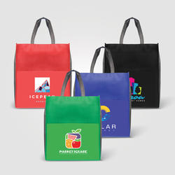 Rome - Non-Woven Tote Bag with 210D Pocket - ColorJet