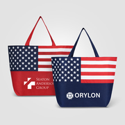 American Flag Non-Woven Tote Bag