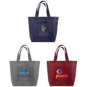 Julian Deluxe - Non-Woven Tote Bag with 210D Front Pocket - ColorJet