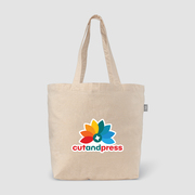 Budget Shopper Tote - 5 oz. Recycled Cotton Blend - Heat Transfer