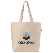 Budget Shopper Tote - 5 oz. Recycled Cotton Blend - Heat Transfer
