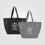 Toronto Recycled Cotton Chevron Tote Bag – 8 oz.