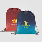 Vilda 210D Polyester Ombre Drawstring Bag  - 6L - ColorJet