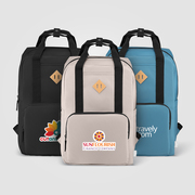 Majesty 300D rPET 15 inch Laptop Adjustable Strap Backpack - 16L -Heat Transfer