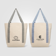 Niva 10 oz. Recycled Cotton Canvas Front Pocket Tote Bag – 12.25L