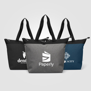 Metropolis™ 600D Recycled Polyester Zippered 44-can Cooler Tote Bag - 20