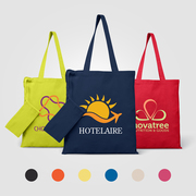 Rosin Recycled 5oz Cotton Foldable Pouch Tote Bag - 9.7L - Heat Transfer