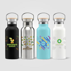 Oahu - 16 oz. Double-Wall Stainless Canteen Bottle - ColorJet