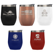 Escape - 11 oz. Double-Wall Stainless Wine Cup - Laser