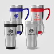 Legend Plus - 16 oz. Stainless Steel Travel Mug with Handle