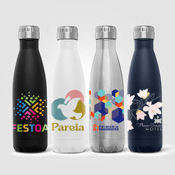 Ibiza Recycled - 22 oz. Single-Wall Stainless Water Bottle - ColorJet