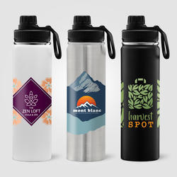 Alaska - 24 oz. Stainless Steel Double Wall Water Bottle - ColorJet