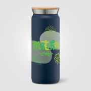 Nordic Plus - 18 oz. Double Wall Copper-Lined Stainless Steel Tumbler with Bamboo Lid - ColorJet
