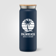 Nordic Plus - 18 oz. Double Wall Copper-Lined Stainless Steel Tumbler with Bamboo Lid