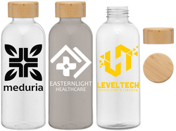 Strom - 22 oz. RPET Water Bottle with Bamboo Lid
