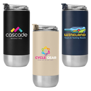 Glacier - 16 oz. Double-Wall Recycled Stainless Steel Tumbler - ColorJet