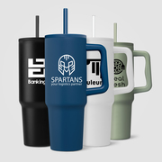 Polar Pro - 40 oz. Double-Wall Recycled Stainless Steel Tumbler with Straw