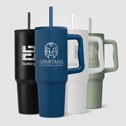 Polar Pro - 40 oz. Double-Wall Recycled Stainless Steel Tumbler with Straw - Laser