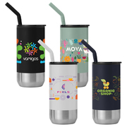 Atlantis - 16 oz. Double Wall Tumbler - Stainless with Recycled RPP Inner - ColorJet