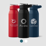 Lyse Recycled Aluminum Sport Bottle - 24 oz. - Laser Engraved