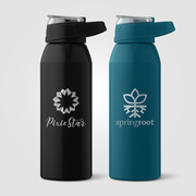 Lyse Recycled Aluminum Sport Bottle - 24 oz. - Laser Engraved