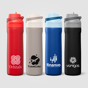 Lynk Recycled Stainless Steel Straw-Lid Leakproof Bottle - 23oz