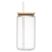 Cádiz Glass Bamboo Lid Tumbler - 17 oz.